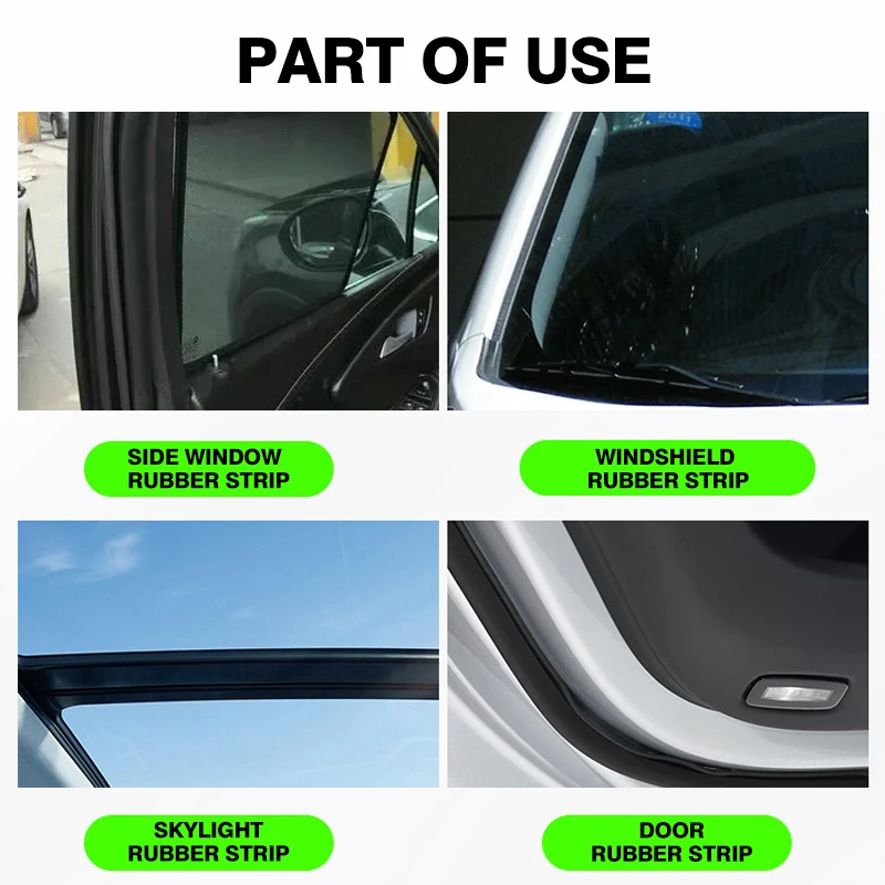 حماية الختم المطاطي | يجدد اللون والمرونة، ويمنع الالتصاق في الشتاء، ويطيل الأختام المطاطية على الأبواب والنوافذ #5