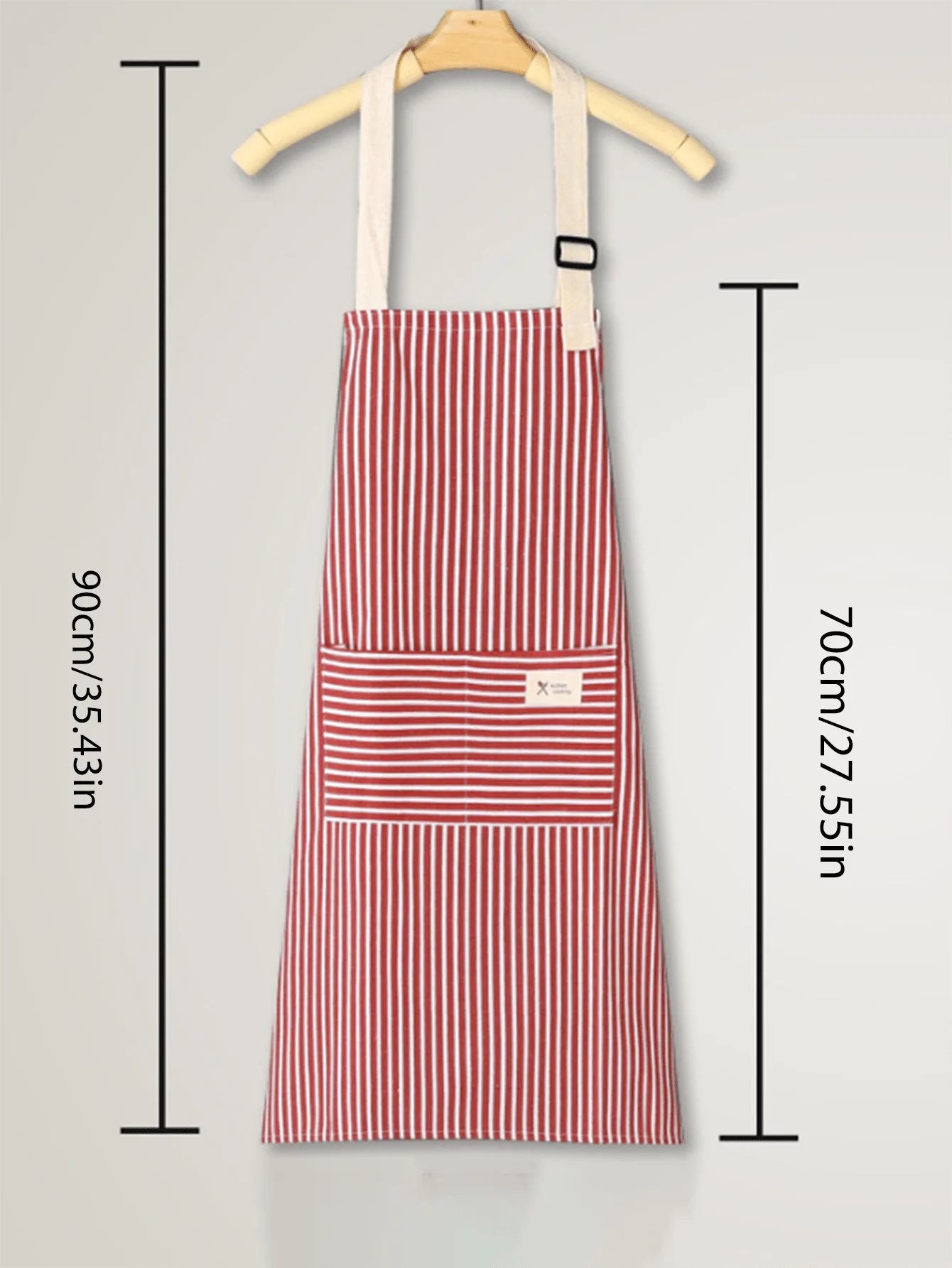 1 Pack Cooking Apron for Women with Pocket Adjustable Chef Aprons for Kitchen, Cooking, Baking, BBQ, Grill