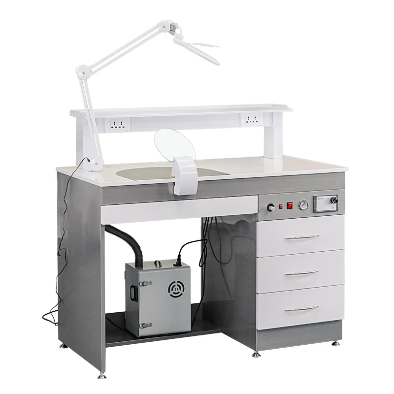 Laboratory Bench Dental Lab Work Station Fireproof Marble Anti Corrosion Tabletop