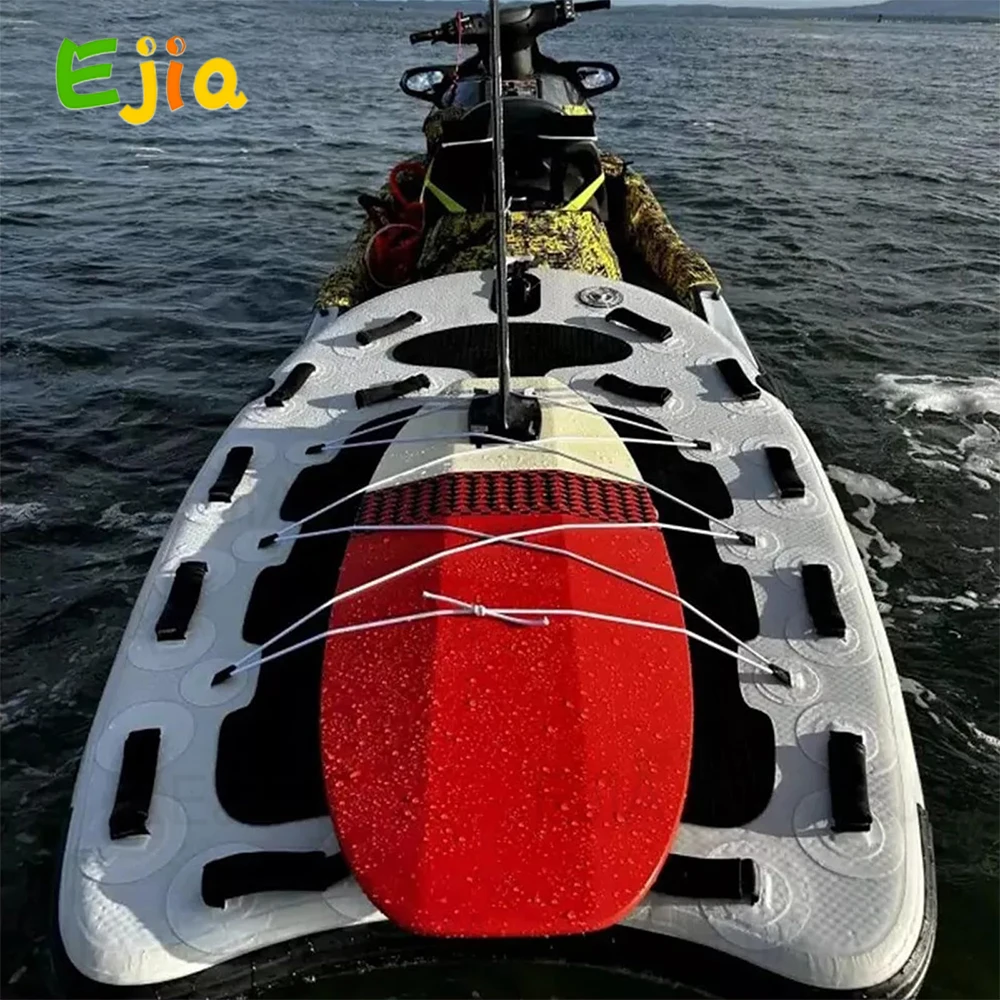 Planche de sauvetage gonflable professionnelle pour sports nautiques, tapis flottant pour jet ski, stock UE