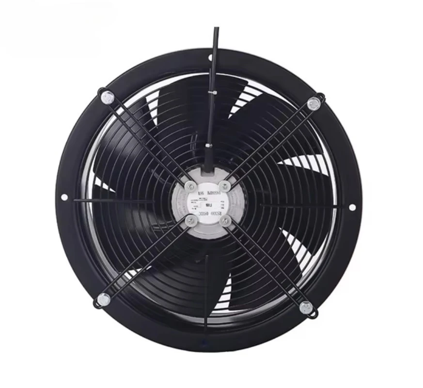 

Axial Flow Fan 300x141mm 230V DC Ball Bearing EC Brushless Motor Cast Iron Blades Low Noise Farm Use CE Certified