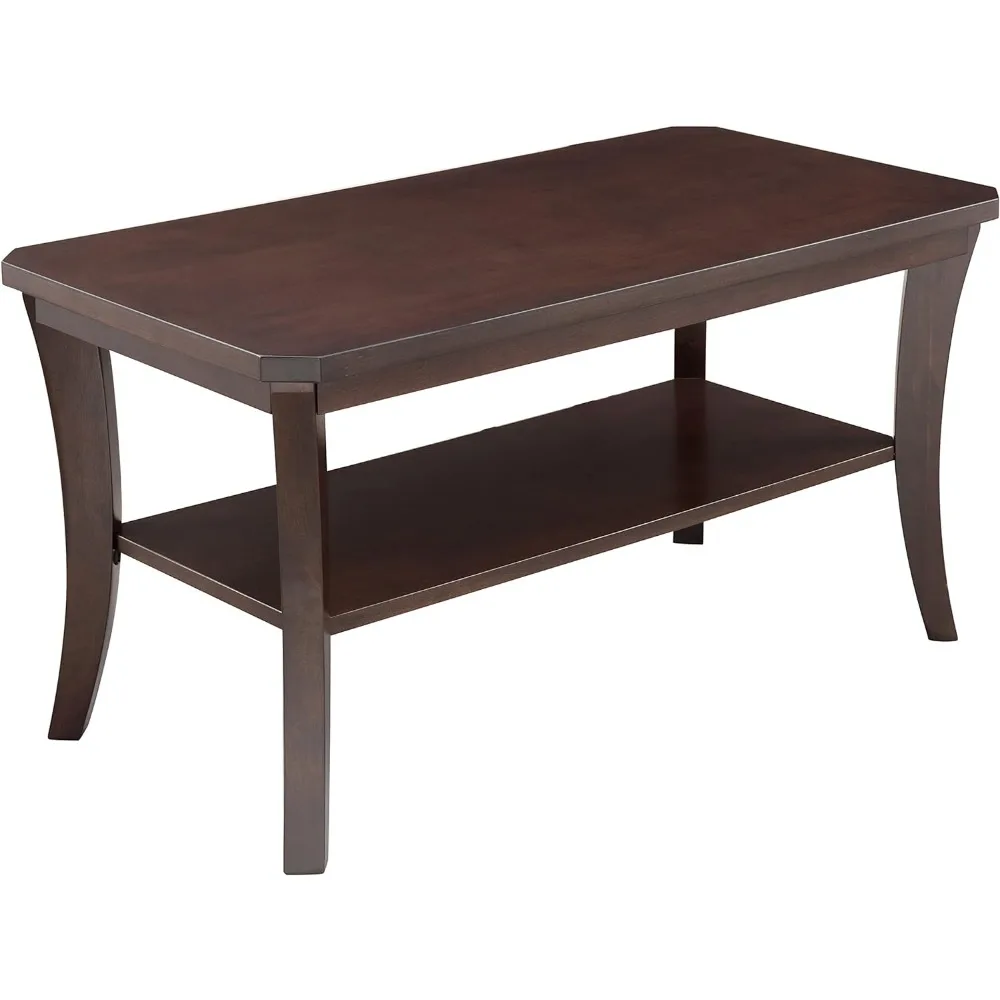 

Coffee Table 10303 Boa Condo/Apartment Coffee Table With Shelf Living Room Chairs Chocolate Oak Furniture Storage Tables Café