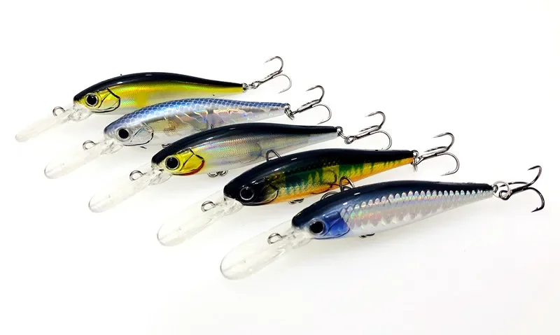Langlippen-Minnow-Wobbler-Köder 6cm 4,7g Angelköder Tief Tauchender Sinkender Jerkbait Swimbait Künstlicher Harter Köder für Forelle und Barsch – Detail 14
