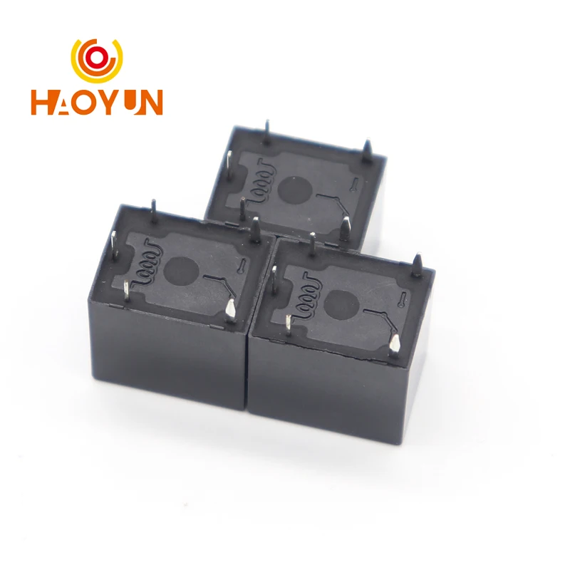 【5-1PCS】5V 12V 24V 20A DC Power Relay SRA-05VDC-AL SRA-12VDC-CL SRA-24VDC-CL 4Pin 5Pin PCB Type In Stock Black Automobile Relay