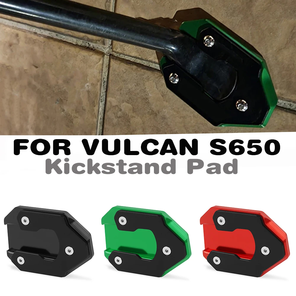 For KAWASAKI Vulcan S 650 VN650 2015-2023 Motorcycle VN 650 CNC Kickstand Foot Side Stand Extension Enlarger Support Plate Pad