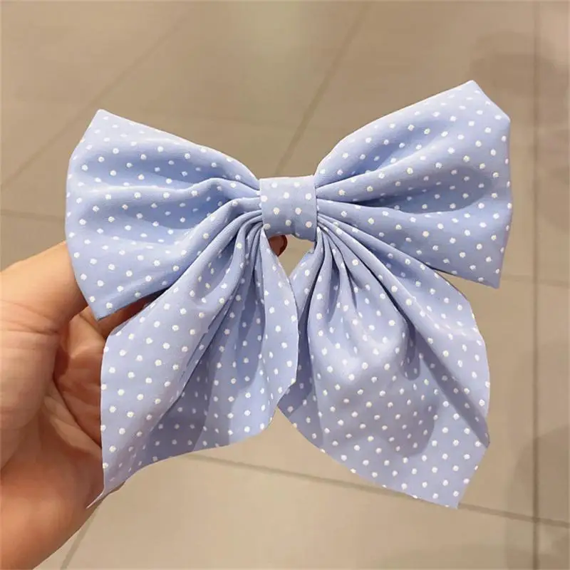 Wave Point Bow Hairpin Ponytail Hairpin Hairpin Clip Super Fairy Headdress Hair Accessories