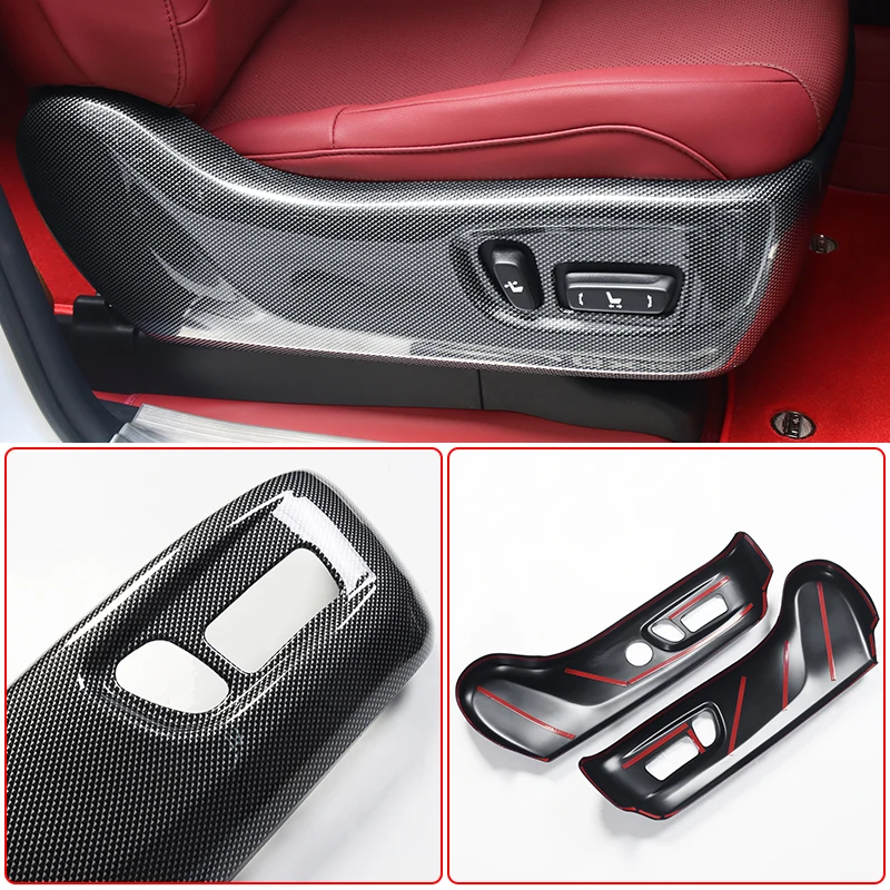 For Toyota Land Cruiser Prado 150 200 2008-2023 2022 Seat Adjustment Panel Cover LC150 LC200 Interior Protection Accessories