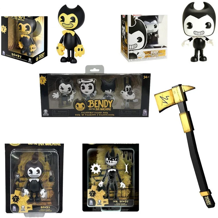 Новинка, экшн-фигурка Funko pop ax серии Bendy 279 #, чернильная машина, изгибающаяся фигурка, Коллекционная модель ограниченного выпуска, игрушки для детей, подарок