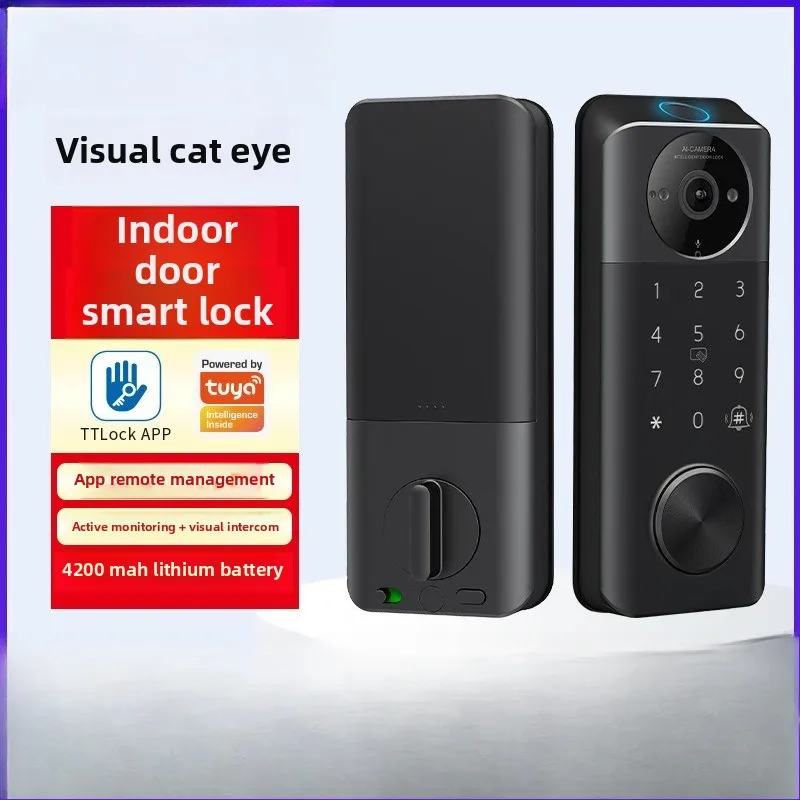 

Automatic Smart Lock Electronic Cat Eye Visual Smart Door Lock Password Lock