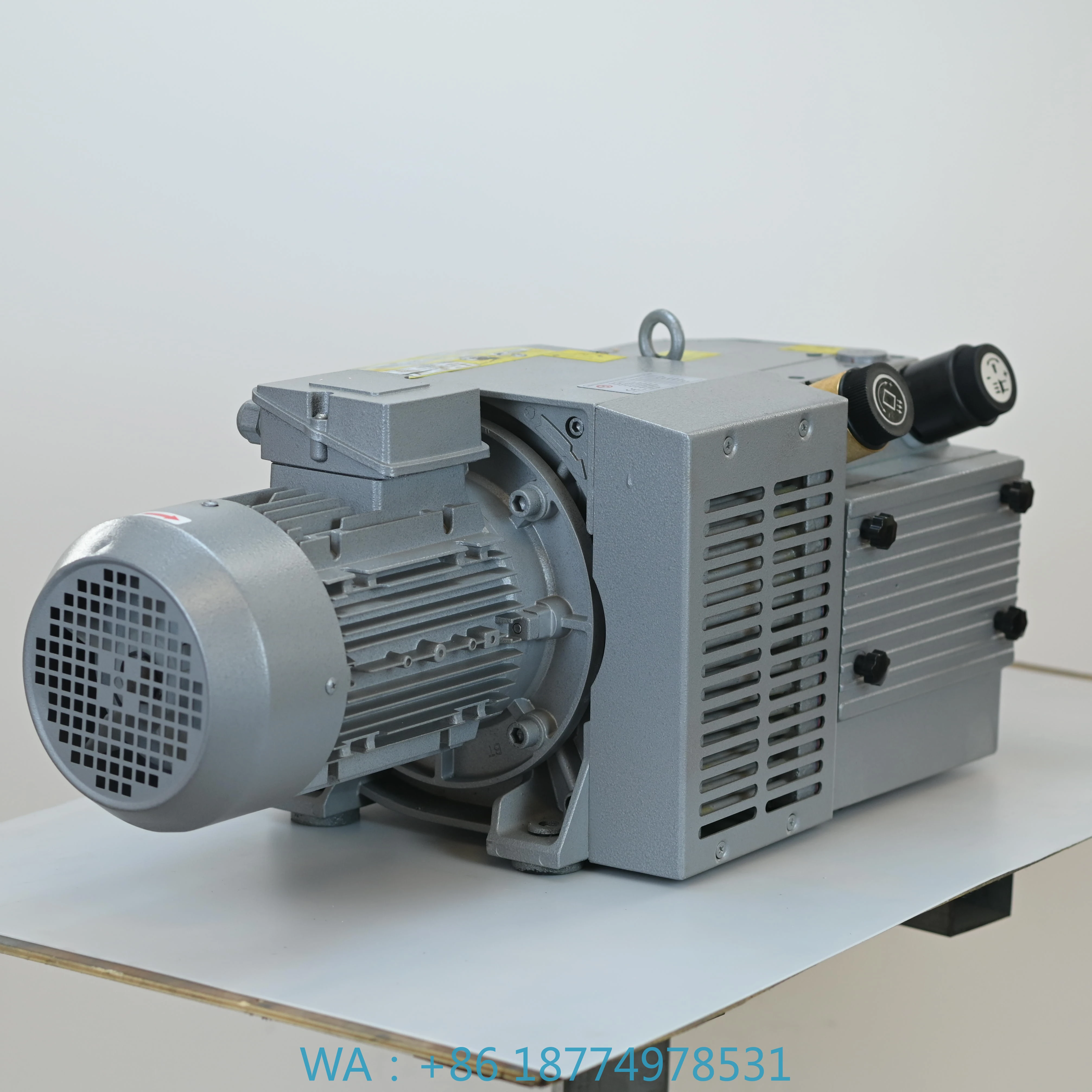 380 فولت 80 م 3 / ساعة -0.6 ميبار 600 بار مضخة تفريغ بدون زيت للمصنع الصيني الصناعي KVF80 مضخة تفريغ دوارة جافة