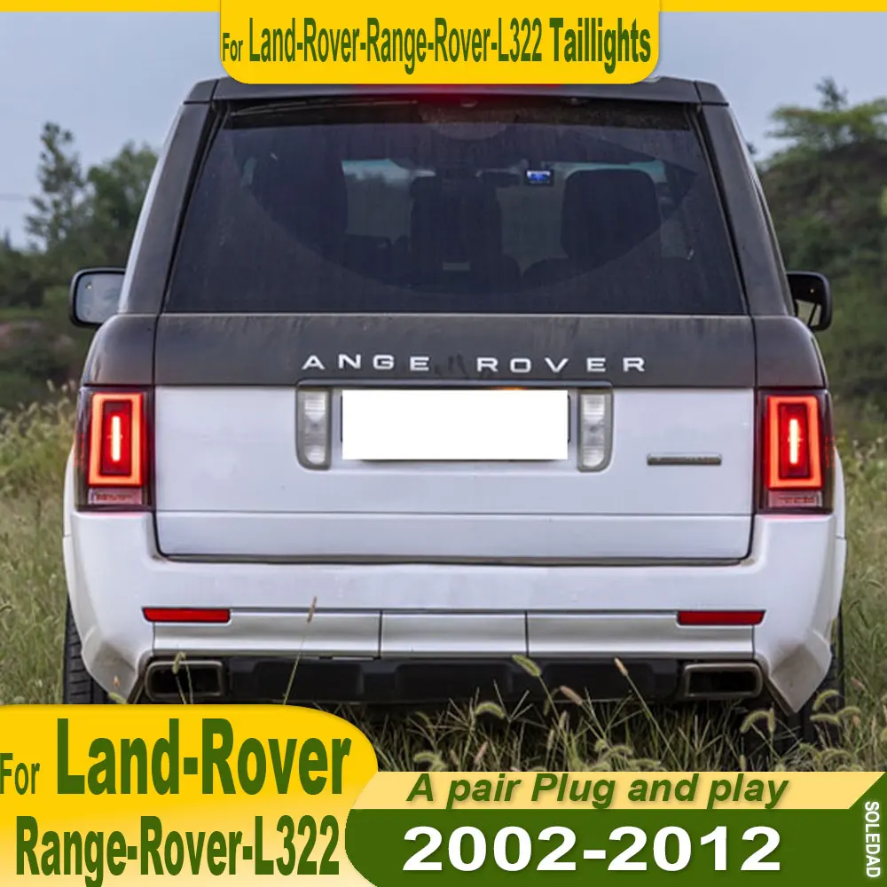 

Автомобиль для Land Rover Range Rover Vogue 2002-2012 L322 Задние фонари Cullinan Модифицированный свет Светодиодные задние фонари Поворотный фонарь