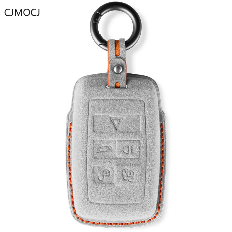 

Universal Key Case for Jaguar XFL, XEL, F-PACE, and E-PACE - Premium Suede Leather Key Cover Keybag Keychain