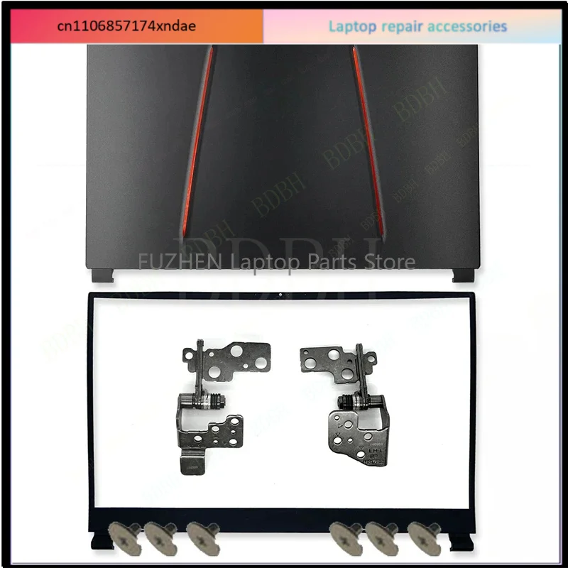 New Laptop Case For GE75 GE75VR Raider MS-17E1 MS-17E2 MS-17E9 LCD Back Cover Front Bezel Hinges Screws Top Housing 17.3Inch