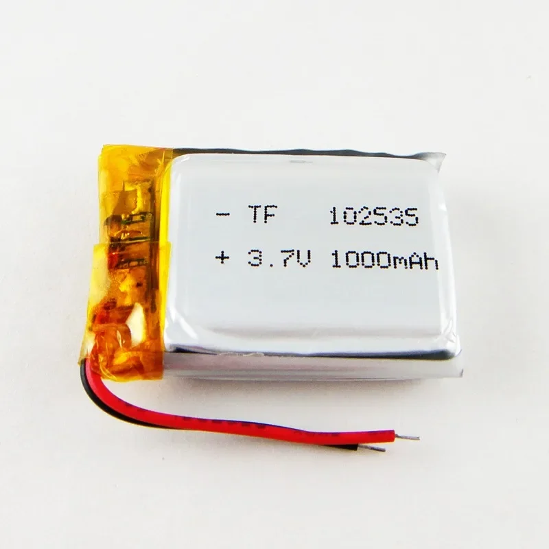 Novo Marrom 102535   Gravador de 1000mAh Bluetooth Headset 3.7V Bateria de polímero de lítio recarregável Li-ion Cell Bom A