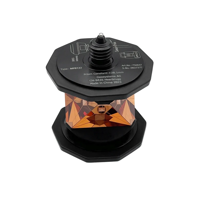 Accurate 360 Degree Reflective Prism MPR122 for Total Station 360 Degree 3D Scanning High Performance Optical Prism