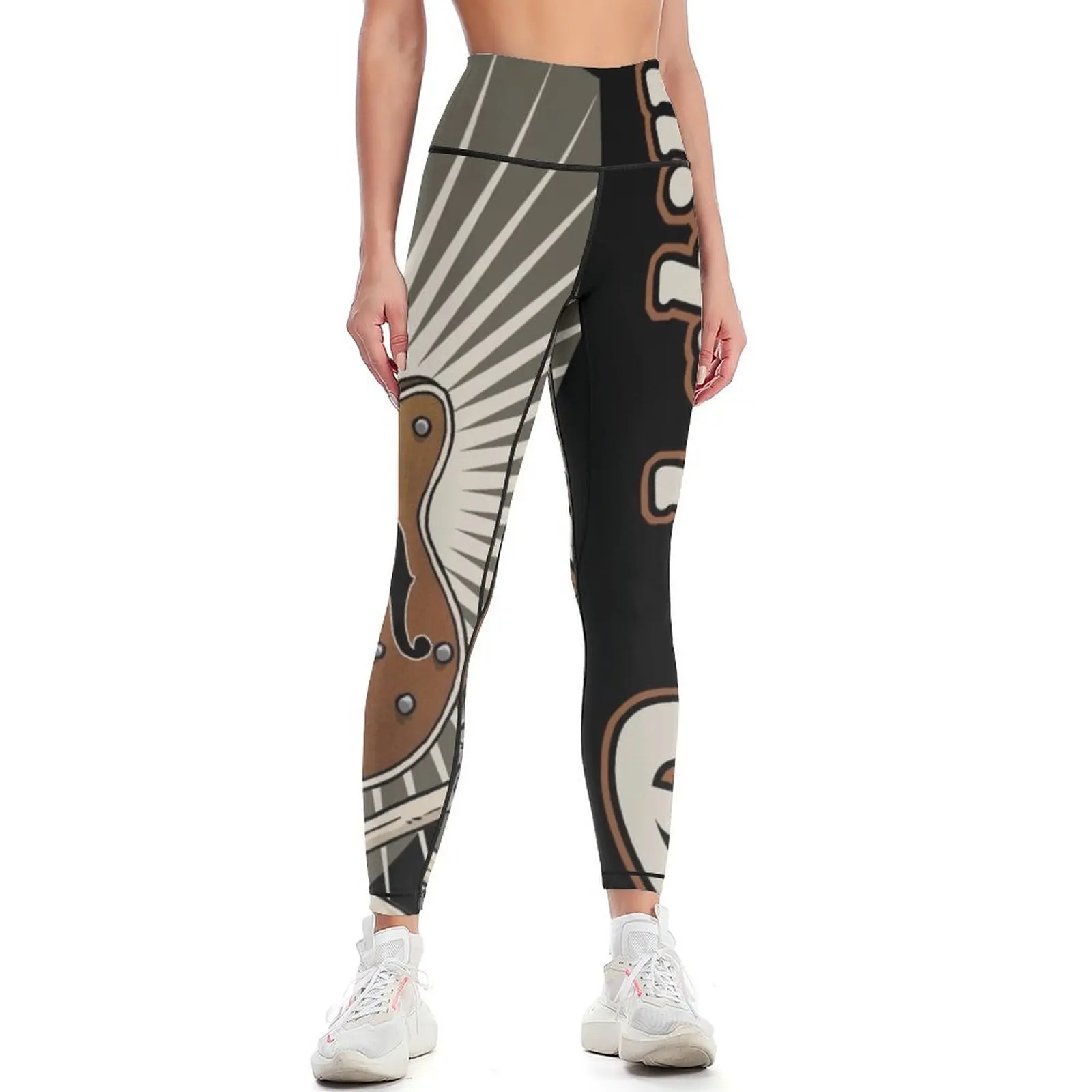 

Rockabilly guitar Leggings Legging sexy woman Legging sport Sports pants for Womens Leggings