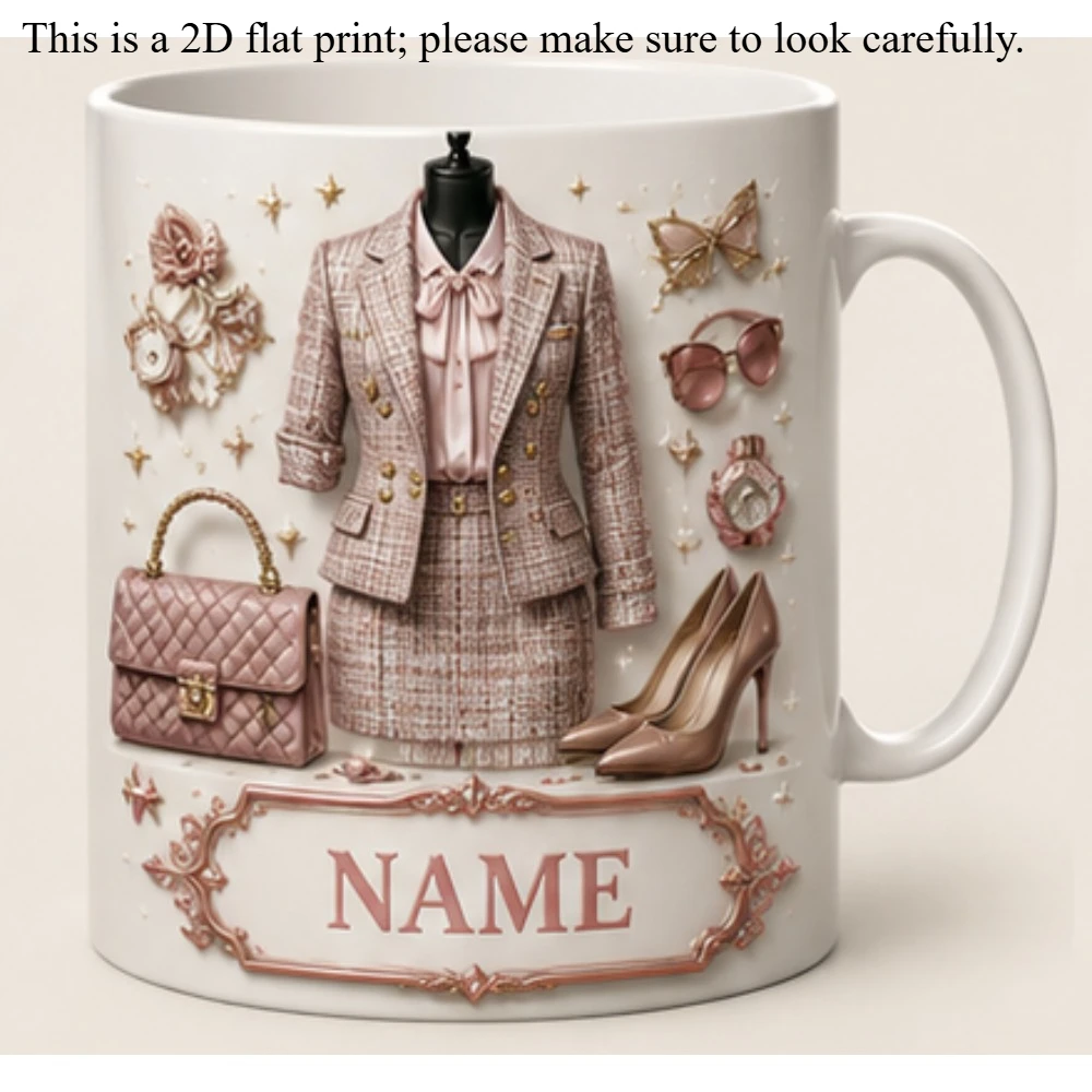 Personalized 2D Printed Custom Coffee Mug Ceramic Tea Cup Custom Name Gift for Friends Family Daughter