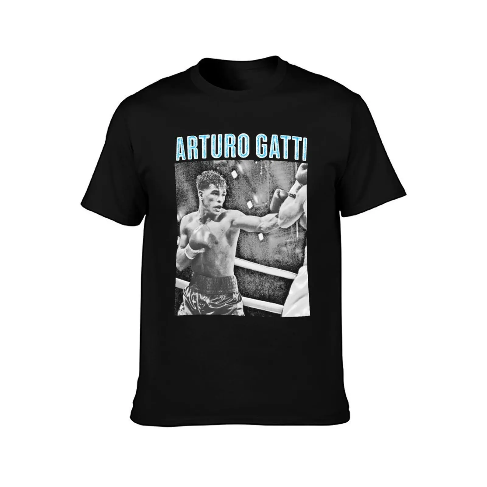 Arturo Gatti Boxing. T-Shirt, Summer Casual Cotton Tee, Oversized Streetwear Tops, Vintage Graphic Print, Loose Fit Short Sleeve