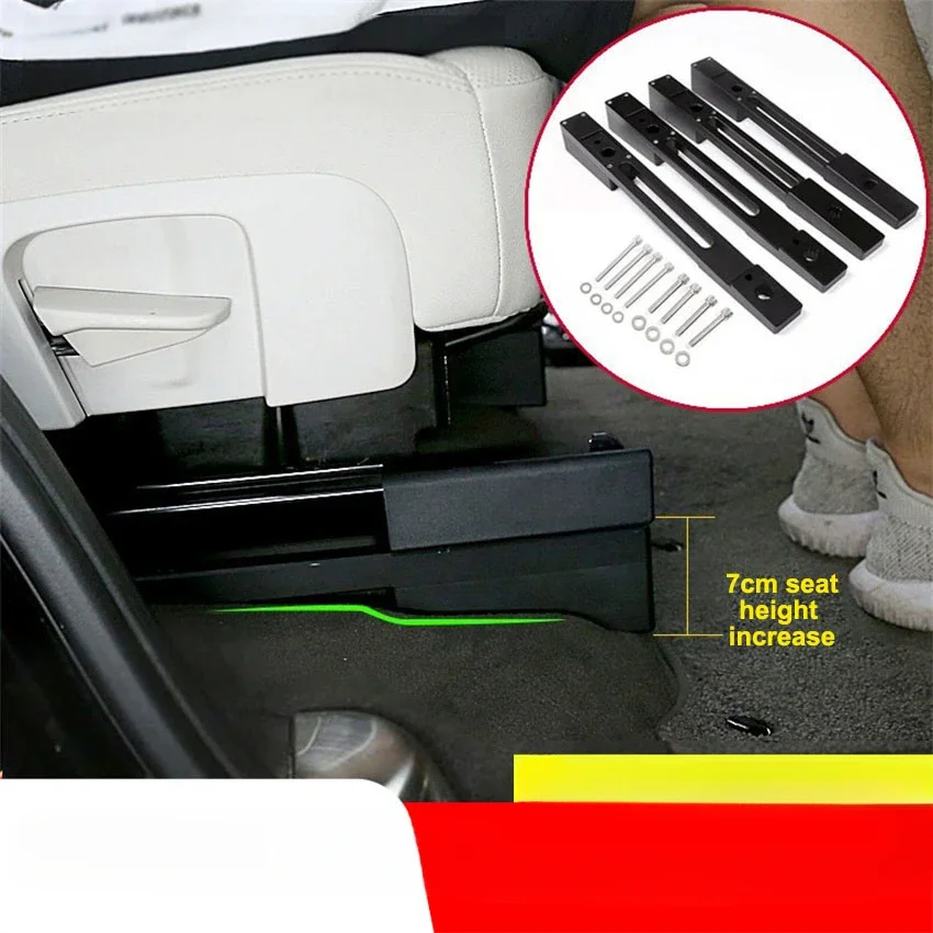 SAT For Land Rover Discovery 5 17-24 Interior Modification The Second row Seat Increase Height decoration Strips Car Accessories