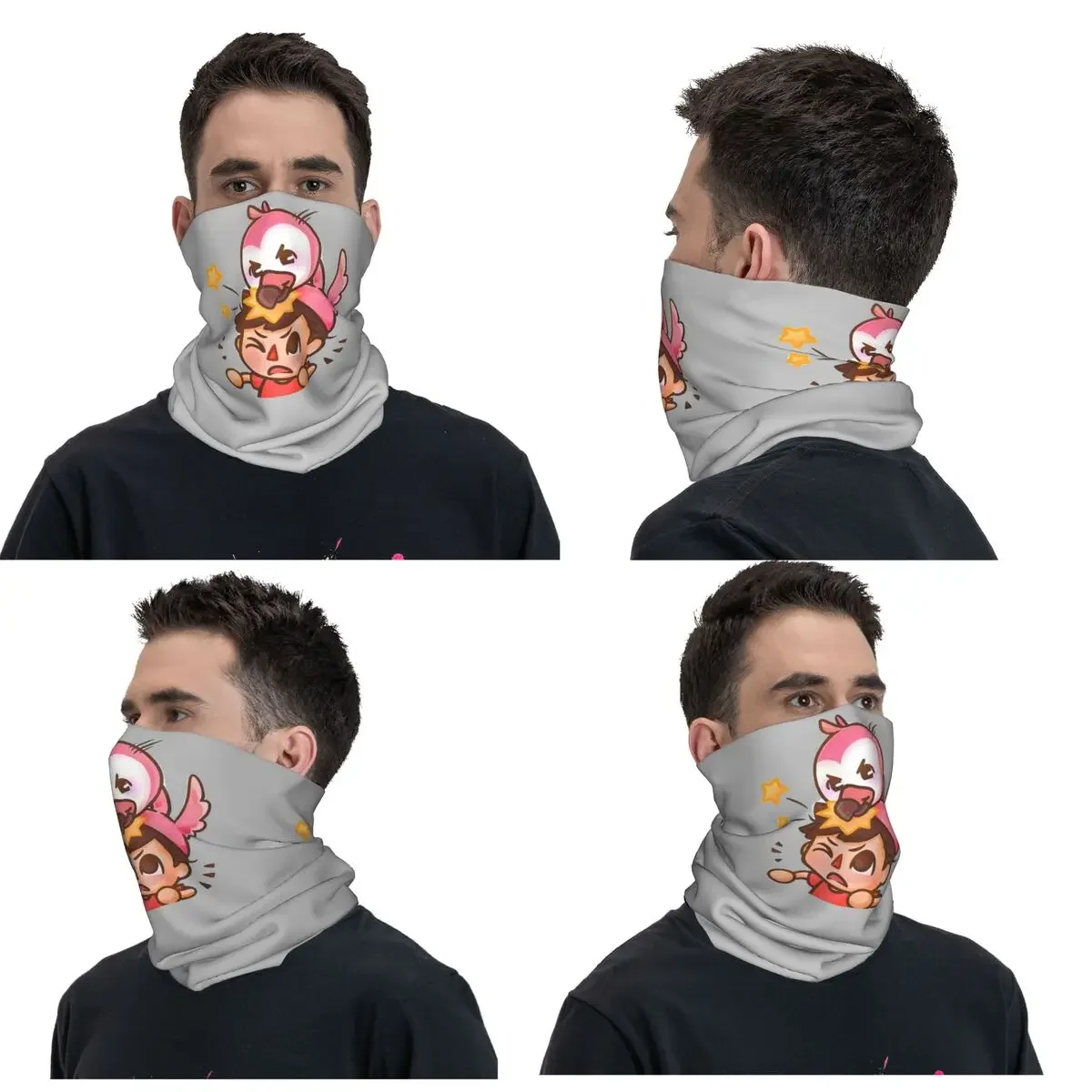 Albert Flamingo YouTube Bandana Neck Gaiter Printed Wrap Mask Scarf Multifunction Balaclava Running For Men Women Adult Winter