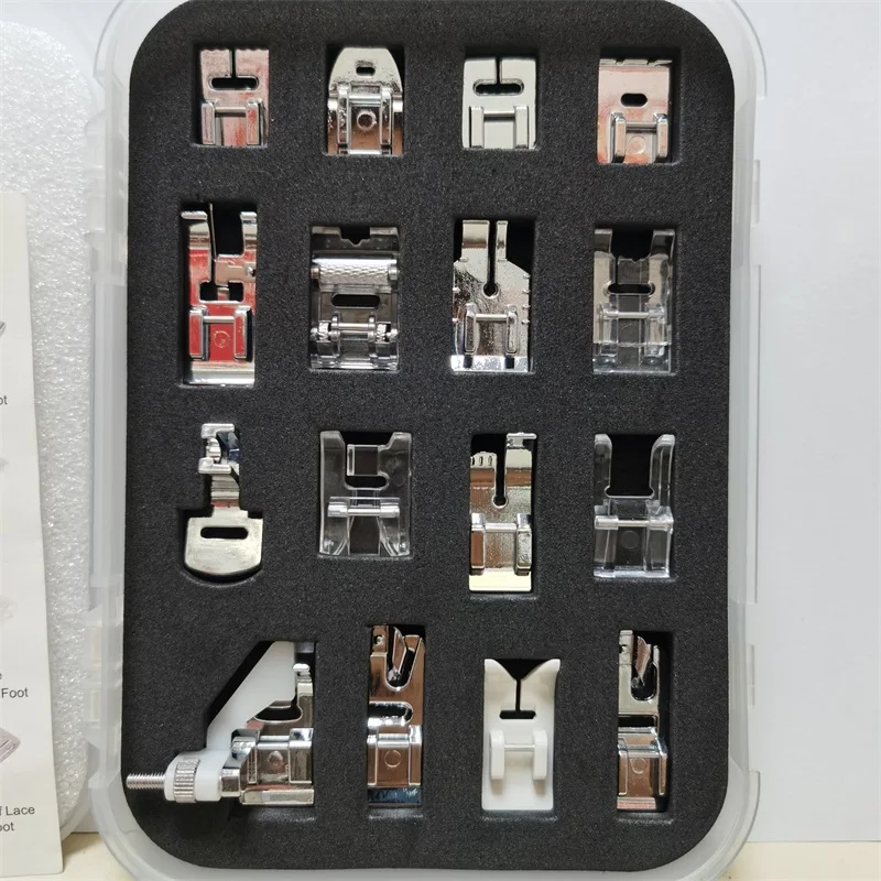 16 32 42pcs Tool Sets Domestic Sewing Machine Braiding Blind Stitch Darning Presser Foot Feet Kit Set For Janome Brother Singer