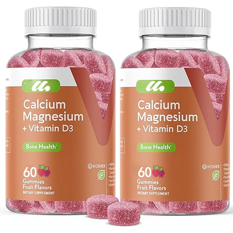 

Calcium gummies containing vitamin D3 and magnesium - bone health, immunity, energy, and muscle function