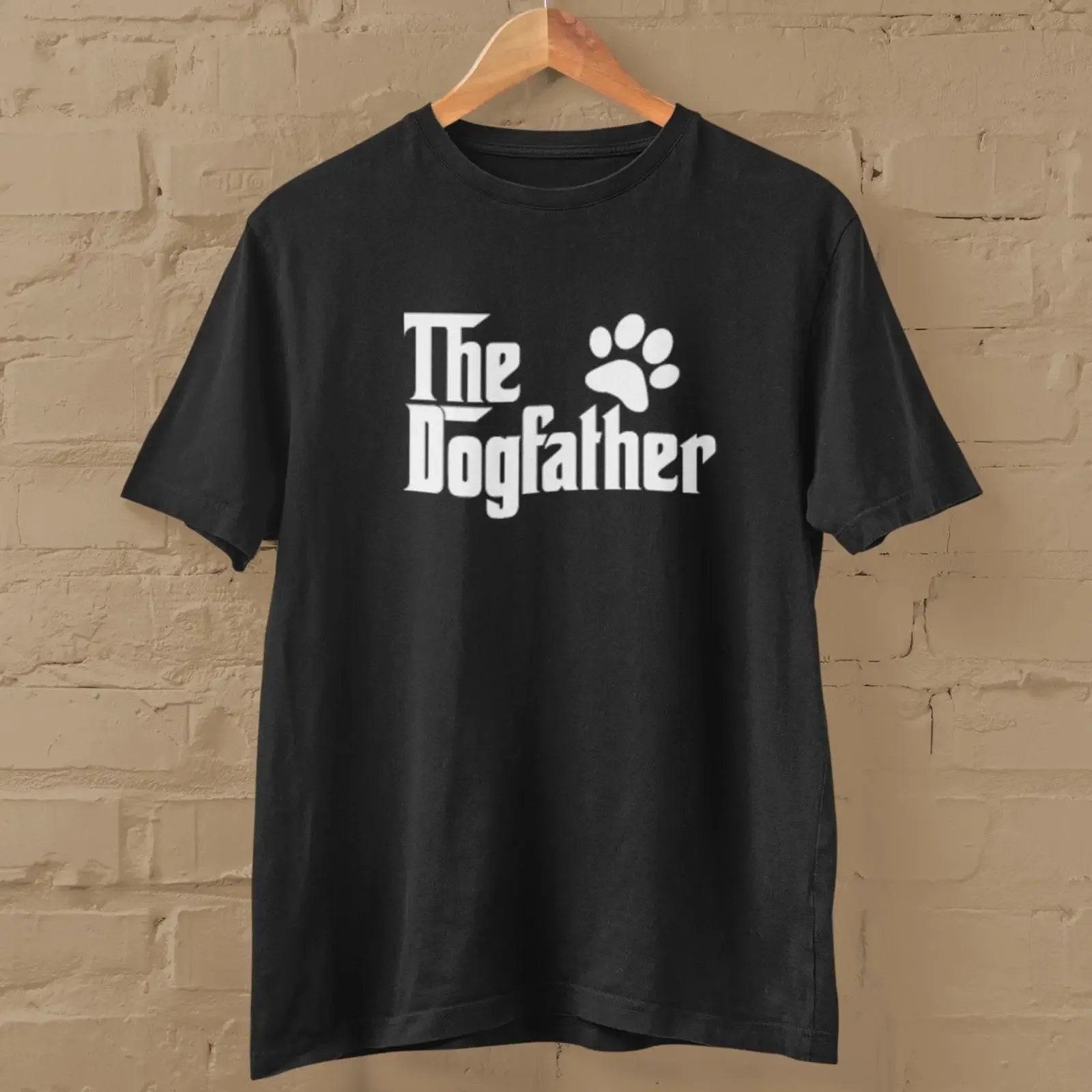THE DOGFATHER T SHIRT Pate Haustiere Haustier Familie Katze Vogel Tier Cockapoo Personal vintage Washed designer clothes