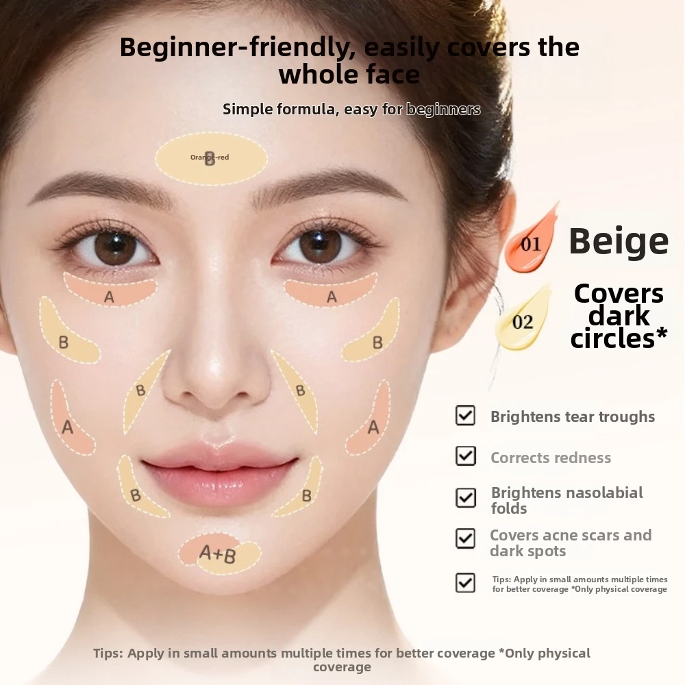 Invisible Coverage Moisturizing Liquid Concealer Oil Control Lasting Formula Liquid Concealer Full Coverage