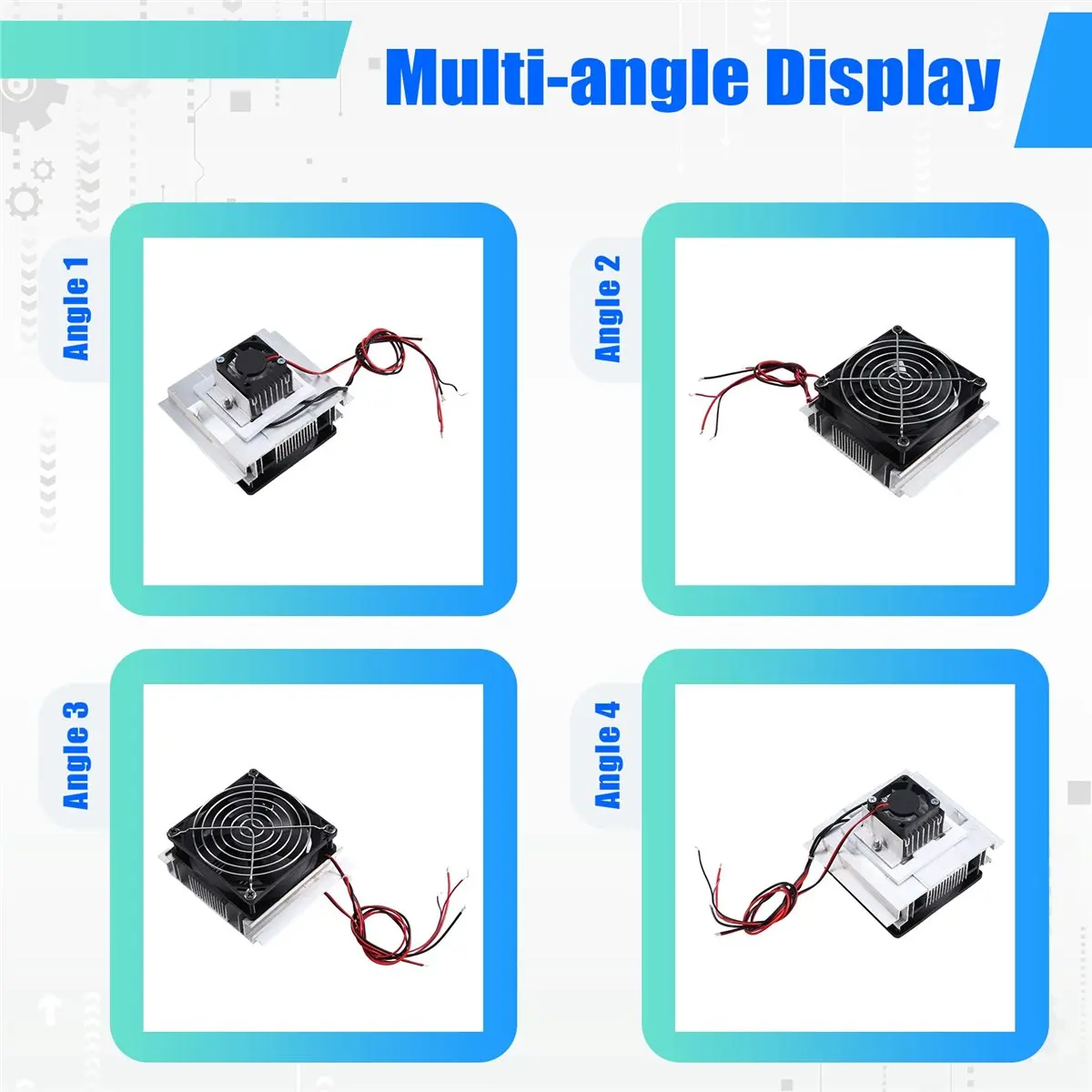 giftnew Thermoelectric Peltier Plate Module Cooling System Radiator for Small Space Cooling