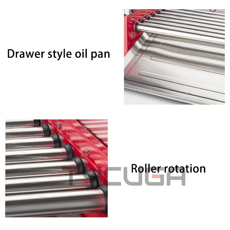 Автоматическая 5/7/9 трубок, машина для хот-догов, коммерческая машина для приготовления колбас для барбекю, шампуры, бездымный антипригарный гриль для барбекю, стейк