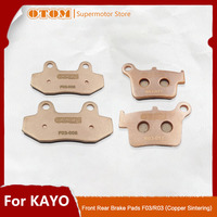 OTOM Motorcycle Front Rear Brake Shoe Pad Copper Sintering Base Disks For KAYO T4 T6 K6 X2 K16 K18 Off-Road Motocross Dirt Bikes