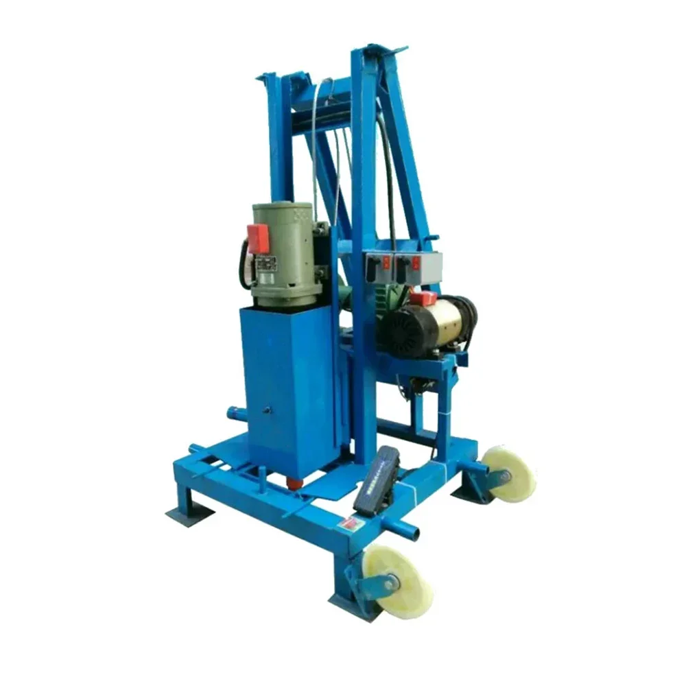 500m Portable Mini Water Well Drilling Rig Machine 100M Electric Hydraulic Small Core Drill Rig Forage De Puit D'eau Machine