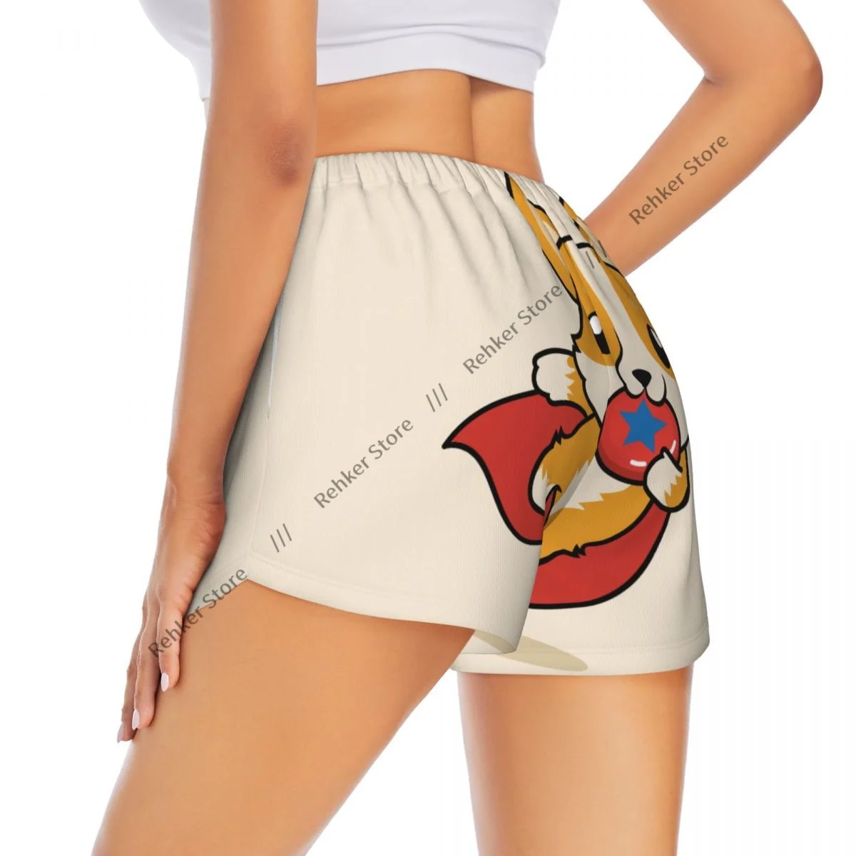 

Женские шорты для йоги Pembroke Welsh Corgi Dog Super Dog Workout Фитнес быстросохнущие женские шорты для йоги в тренажерном зале для бега Спортивная одежда