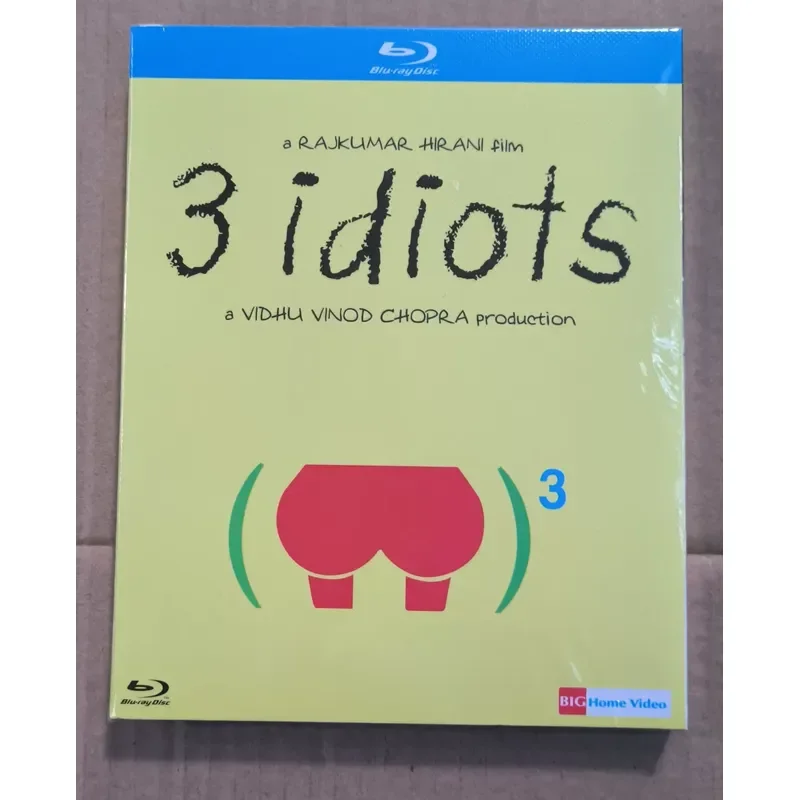 Blu-ray Disc Three Silly People Making Trouble in Bollywood Original Sound Mandarin Cantonese Pronunciation Multiple