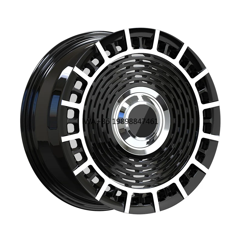 

Luxury Design Splendor Alloy Car Rims 5x114.3 18x8 Forged Gloss Black Monoblock Passenger Car Wheels for Hongqi Auto
