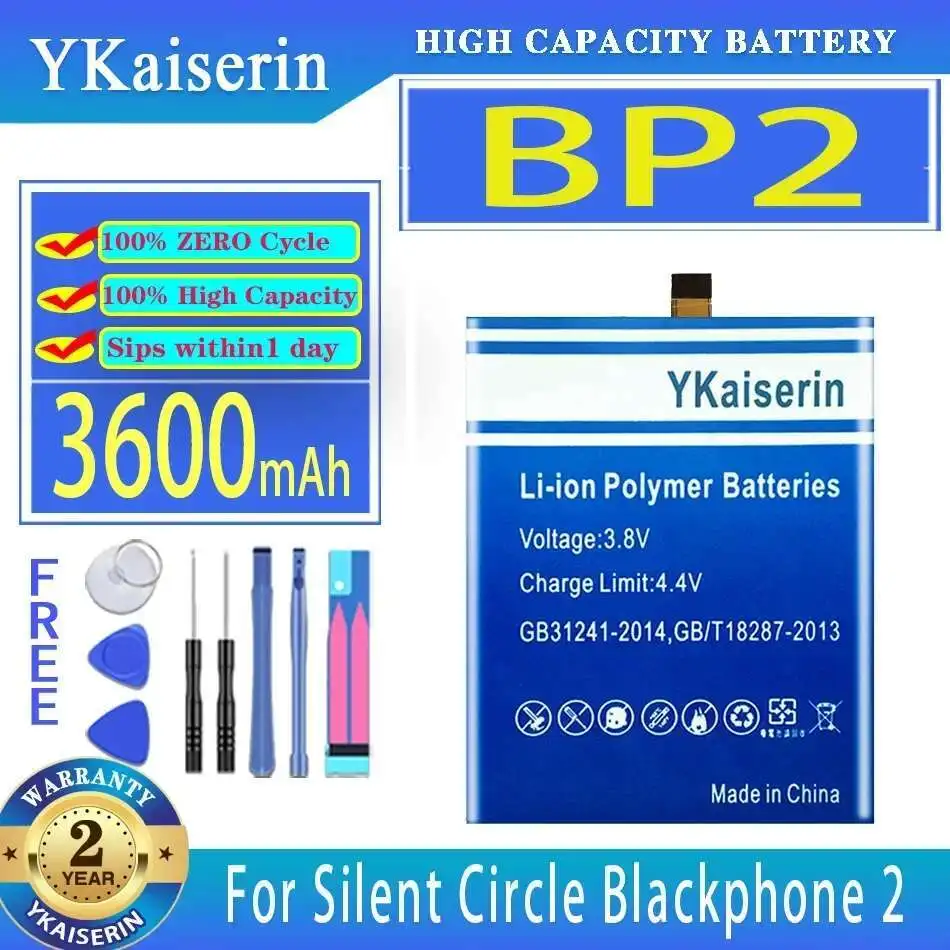 

For Silent Circle Blackphone 2 Blackphone2 Mobile Phone Battery 3600mAh Reliable Power Supply BP2