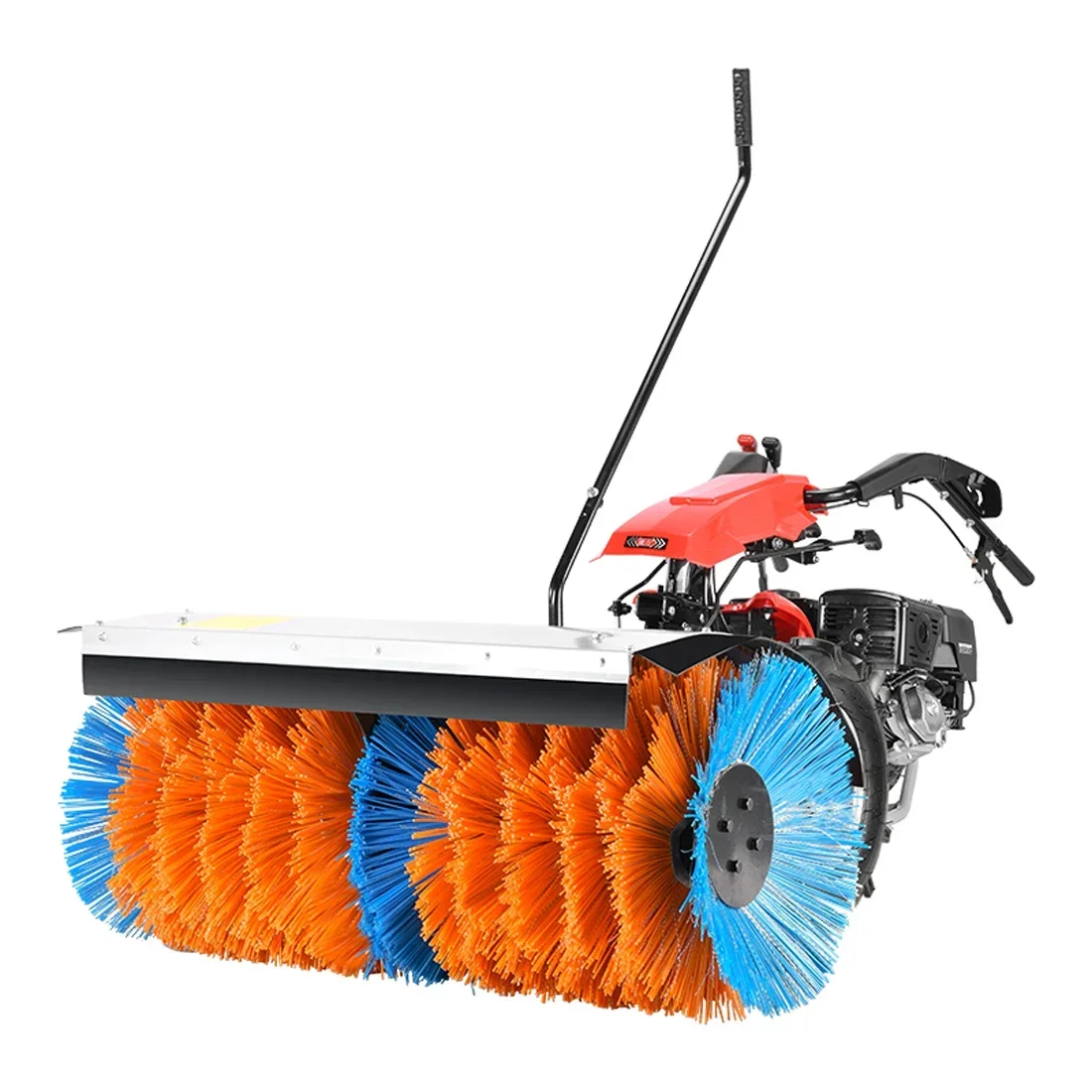 Fuel Hand-push Small All-gear Roller Brush Snow Remover Property Road Shovel Snow School Factory