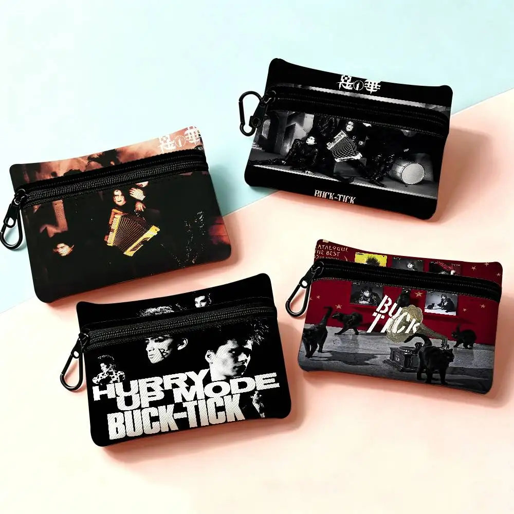 Classic B-Buck T-Tick Anime Oxford Fabric Mini Coin Wallet Smooth Zipper Hanging Design Multi-use Small Storage Bag For Travel