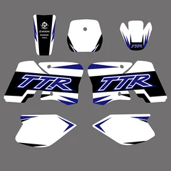 For Yamaha TTR90 TTR 90 2000 2001 2002 2003 2004-2007 Motorcycle Fairing Graphics Background Sticker Personality Decal Kits