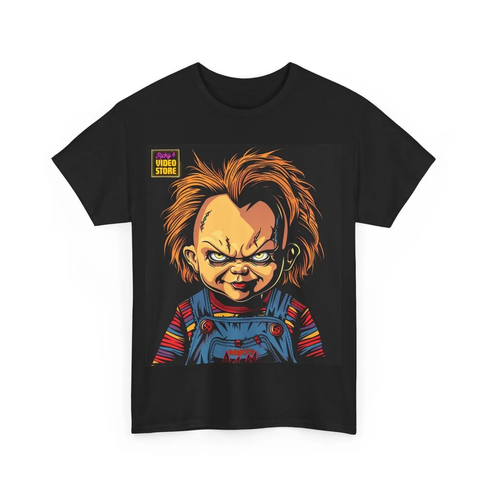 Chucky Smirk T shirt By Ricky P Unisex Chucky-inspired art