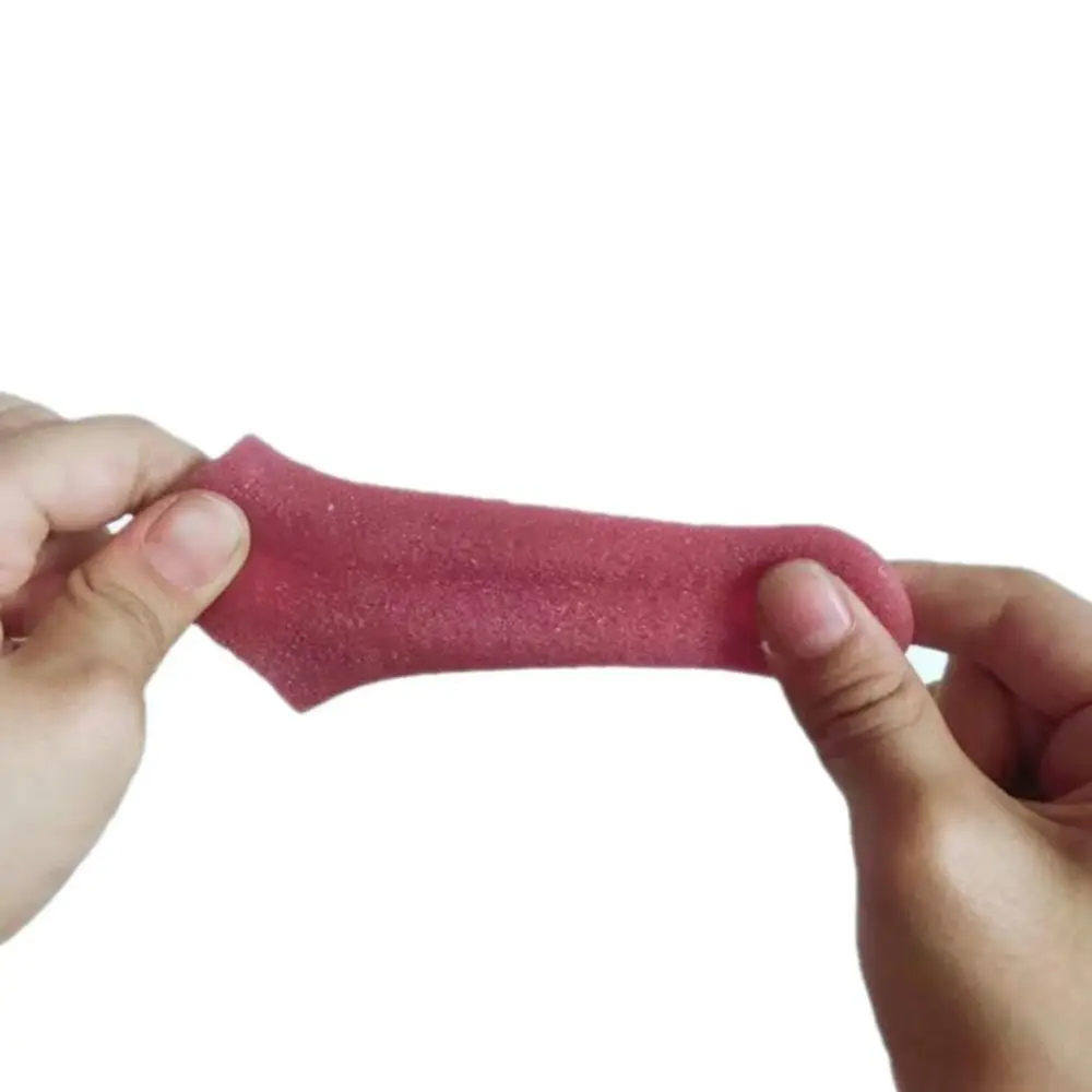 3 個のハロウィン恐ろしい舌シミュレーションリアルな伸縮性のある舌怖がらせ無害な偽の舌パフォーマンス