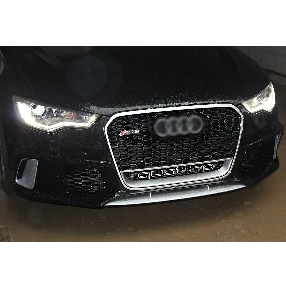 Car bumpers body kits for audis A6 C7 2012-2015 year upgrade RS6 model with front bumpers grilles