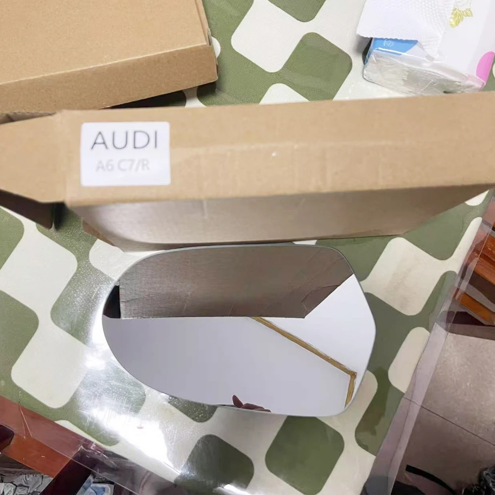

For Audi A6 C7 2013 2014 2015 2016 4G0857535 4G0857536 Auto Replacement Heated Wing Rear Mirror Glass