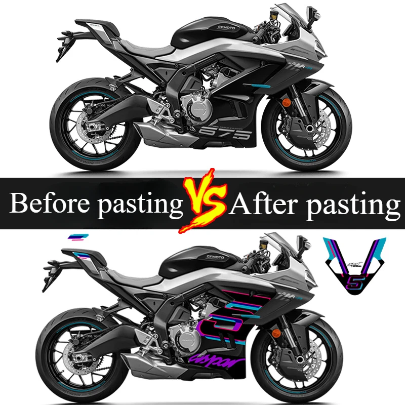 For CFMOTO 675SR refitted parts body decal decal waterproof personalized decorative stickers