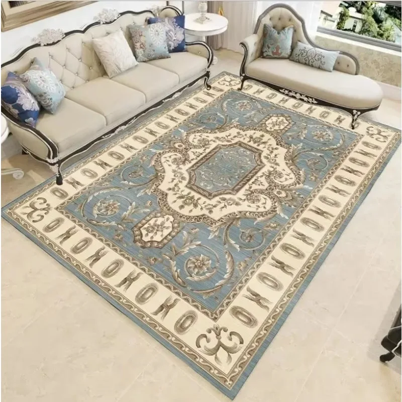 Retro Easy Maintenance Carpet for Living Room & Bedroom