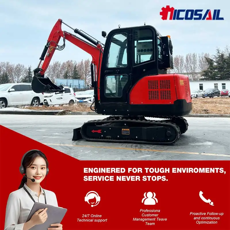 3 Ton Micro Excavat…