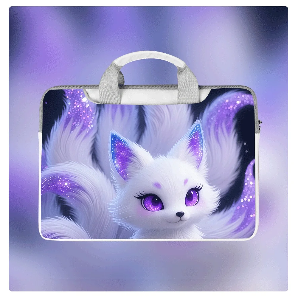 

Cute Printed Laptop Shoulder Bag 12 13 14 15 15.6 16 Inch Waterproof Shockproof PU Leather Handbag Crossbody Bag for All Laptop