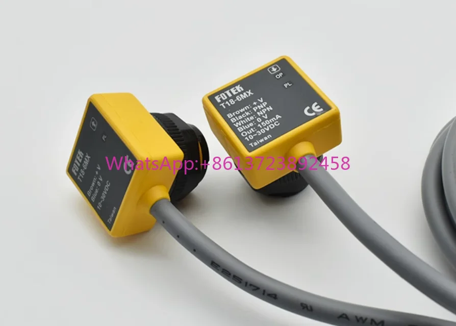 

Original FOTEK Opposite photoelectric switch T18-6MX T18-3MNB T18-3MXB M18-3MX M18-3MXB R18-10X R18-30X