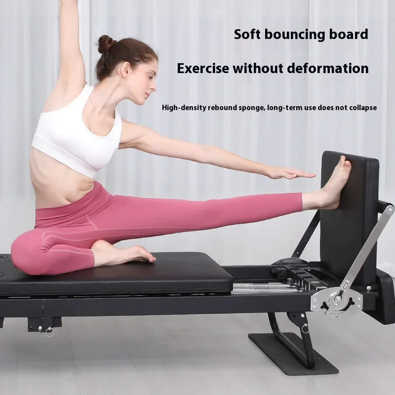 Pilates equipment latex spring dual-use cross-border large equipment core bed Pilates reformer Extended frame folding yoga