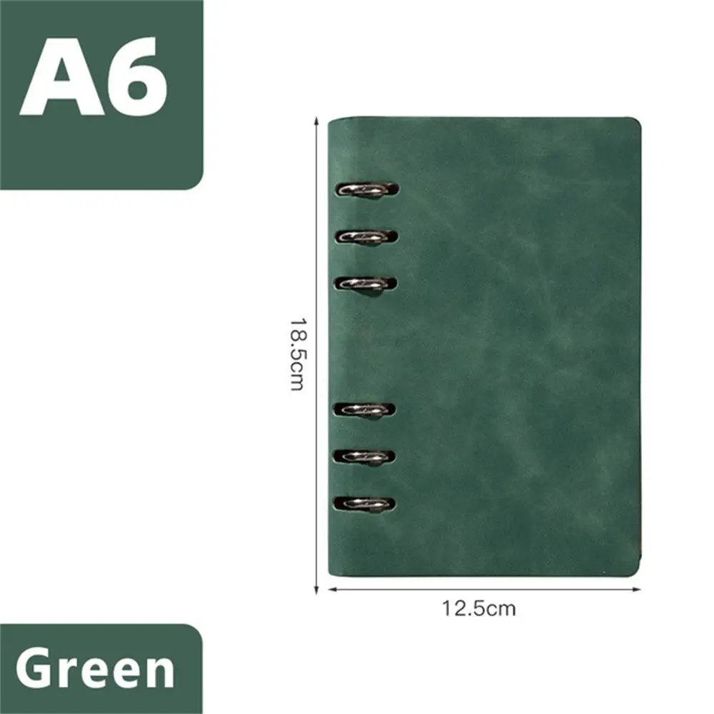 Notebooks 6 Holes Momo Pad Diary Agenda Journal Notebook Binder Spiral Notebook Daily Weekly Planner Loose leaf Notebook